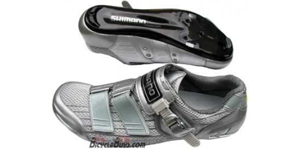 Kolesarski čevlji SHIMANO SH-R215 karbon - k3000-silver